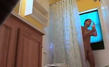 GF Watched Showering By A Hidden Camera