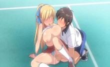 Blonde Hentai Schoolgirl Gets Licked And Fucked