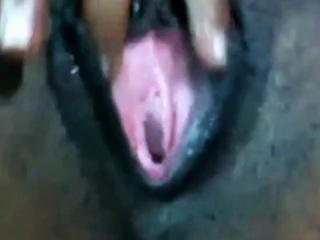 creamy black pussy close up 65