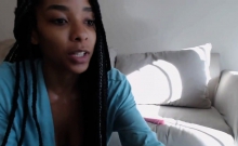 black girl cumshow