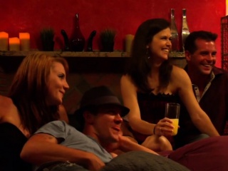 Swinger couples on an all day long huge orgy
