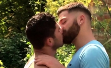 Muscle gay anal sex with facial