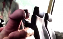 Masturbation in bus