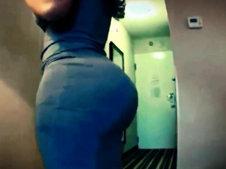 Thick milf in tight grey dress