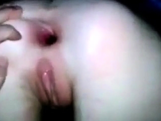 Huge butt hole enormous dildo in ass