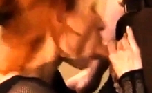 Nice Deepthroat From Red Hair Girl