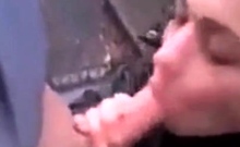 Irish Girll Sucking and Fucking in Alleyway