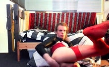 teasing myself again with my buttplug and fisting
