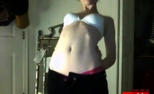 Our Lovers Nerdy Working Girl Striptease