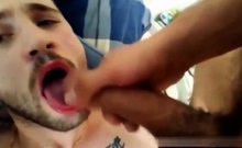 Big-dicked Brazil Hunk Fucking Russian Stud