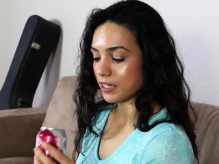 Beautiful Latina in tight clothes