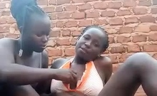 Young Black Women Taking Pleasure In Thrashing Their Pussy