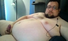 Big cock jerked off by gay on webcam