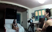 Pipe Of Playmate Enters Lewd Floozy 's Cuchy
