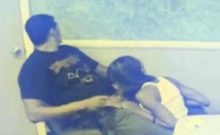 Ebony Whore Sucks Cock