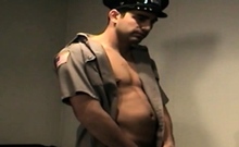 Str8 Police Officer Sucked By Gaydaddy