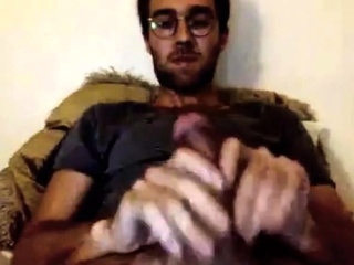 Sexy French Str8 Guy Shoots All Over Himself 214