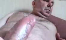 grandpa cum on cam