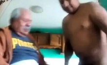 Grandpa Strokes For You On Cam