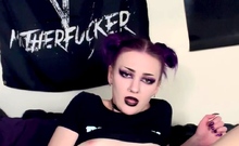 Cute amateur webcam teen girl toying pussy on webcam
