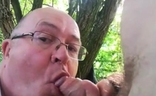 Outdoor Blowjob Tables Turned on Amateurs