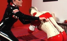 Piss Fetish Blonde Babe Pees While Masturbating With Toy