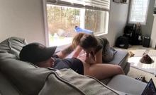 Blonde Girlfriend's Helping Hand