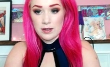 Close Up Transgender Cumshot