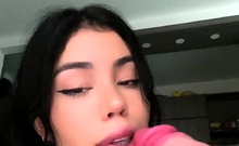 Busty brunette bitch with big boobs