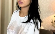 Hottest brunette solo webcam masturbation 2