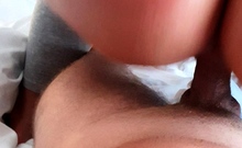 Pulled amateurs close up car sex