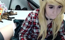 sexy amateur hot blonde teen show webcam