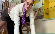 blonde femdom with bizare fetish
