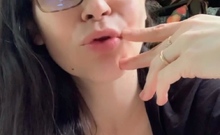 Brunette Solo Webcam Masturbation