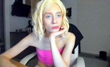 Hottest Amateur 19yo Blonde Teen going solo on Webcam