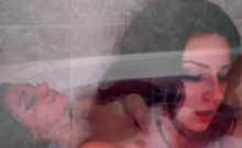 Beautiful Teen Brunette Jessica Sinn Masturbates