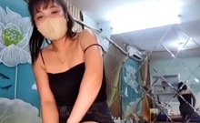 Teen masseuse masturbating at her workplace87623695987543287