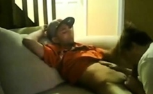 Daddy Gives Twink Thug His First BJ