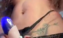 Nasty brunette pornstar with big boobs