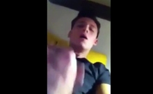 Cumming Hard After School - Twink Amateur Masturbates