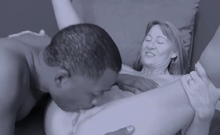 Sexy interracial teen blowjob fuck