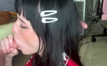 Amateur blowjob Fuck handjob and cumshot