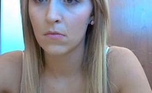 Blonde Teen Sierras First Erotic Masturbation Video