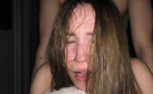 Extreme harsh hump with shrieking ejaculations from