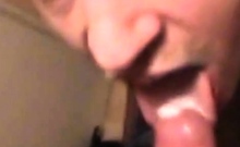 Older Neighbor Enjoys Sucking My Big Cock