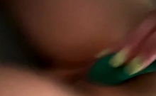 Close Up Solo Beauty Toying Ass