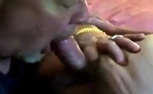 Amateur Bear Daddy Sucks Small Cock