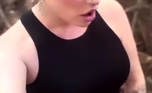 Cadence Caliber Outdoor Masturbation Pov