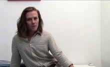 Solo Australian Leoroy Grips His Dick Tight And Strokes Hard