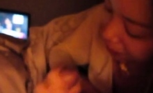 Dirty Chinese Mom's Blowjob